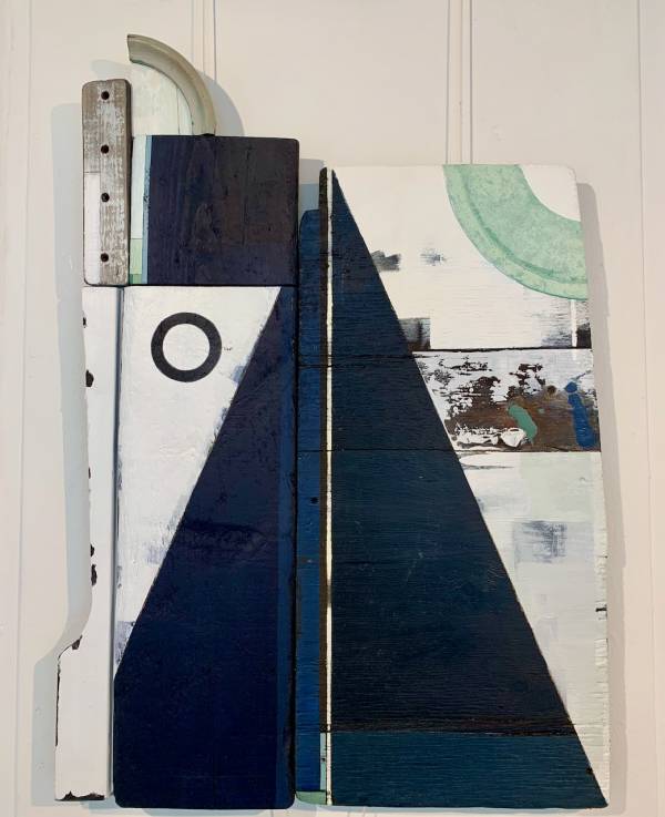 - Acrylic on wood, Painting by Helen Williams, measuring 85 x 34 cm (H x W) £395